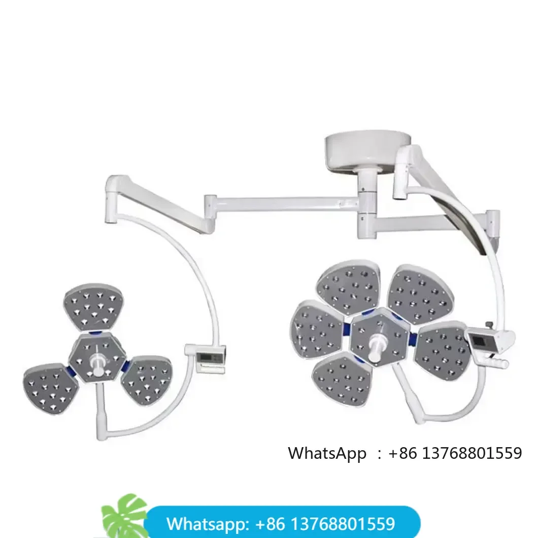 

Factory Sales Directly Double Head Led Shadowless Ceiling Surgical Operation Theater Light Price