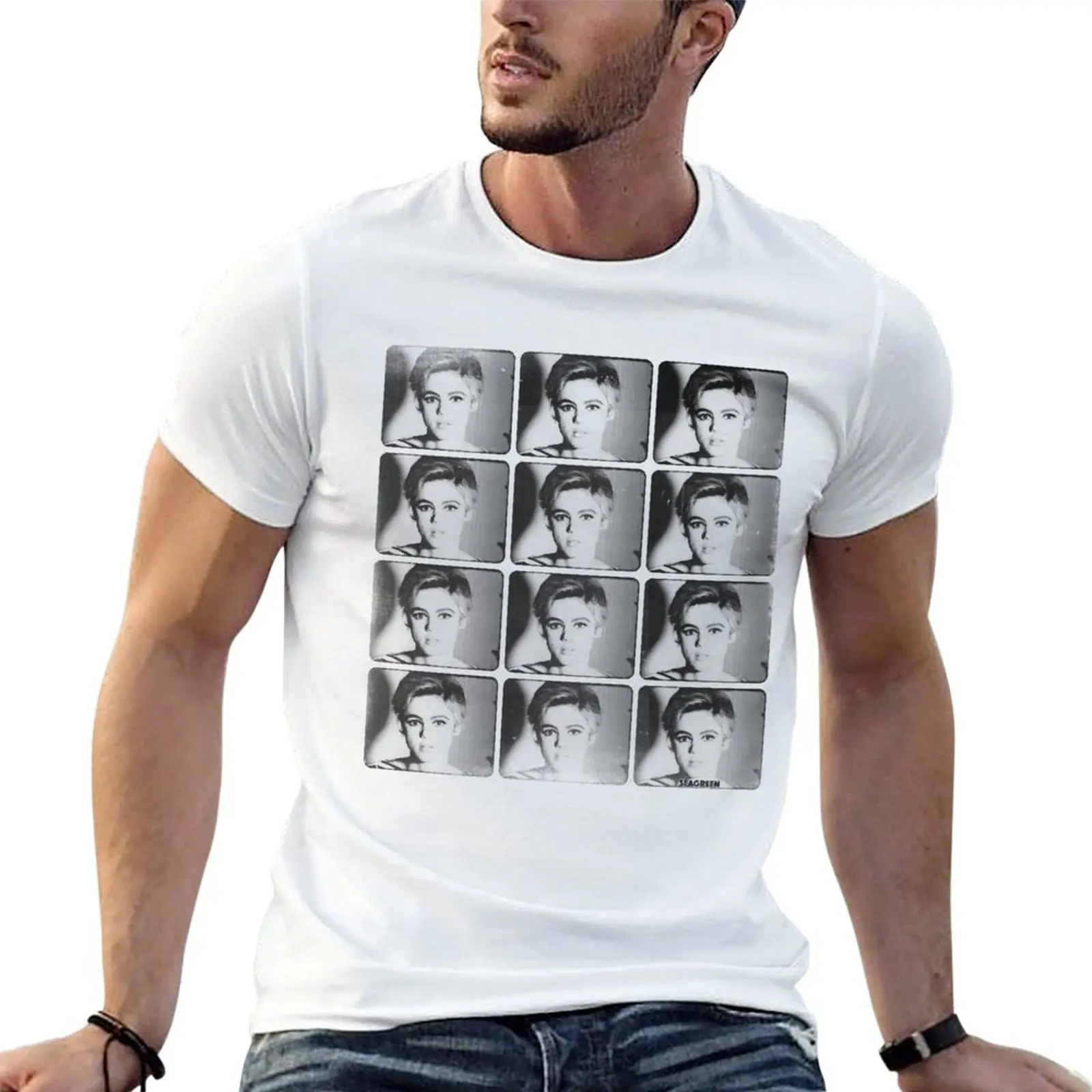 

Edie Sedgwick T-Shirt man t shirt cotton man t shirts for men casual T-Shirt