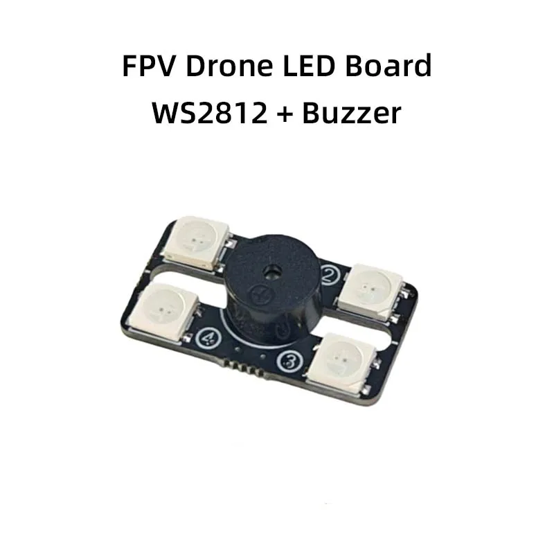 2PCS FPV drone's LED tail light, BB sound, F7 F4 flight control LED panel, model aircraft buzzer, alarm light, signal light