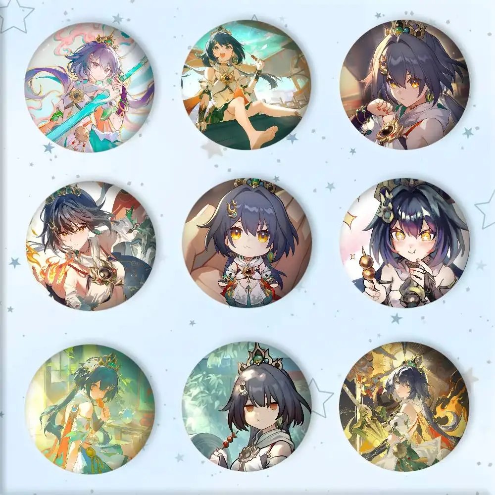 Game Honkai Star Rail Yunli Badge Tinplate DIY Backpack Clothing Accessories Jewelry Pins
