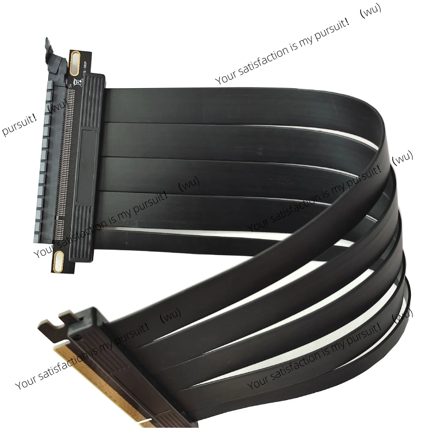 180 degree PCIE4.0 X16 graphics card extension cable chassis transfer cable full speed stable and lossless