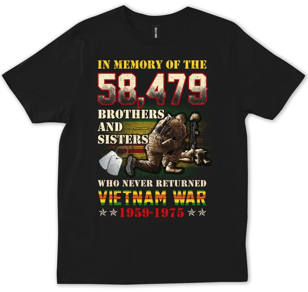 Vietnam Veteran Gift In Memory Of Vietnam War T-shirt Anime Graphic T-shirts For Men Clothing Women Short Sleeve Tees