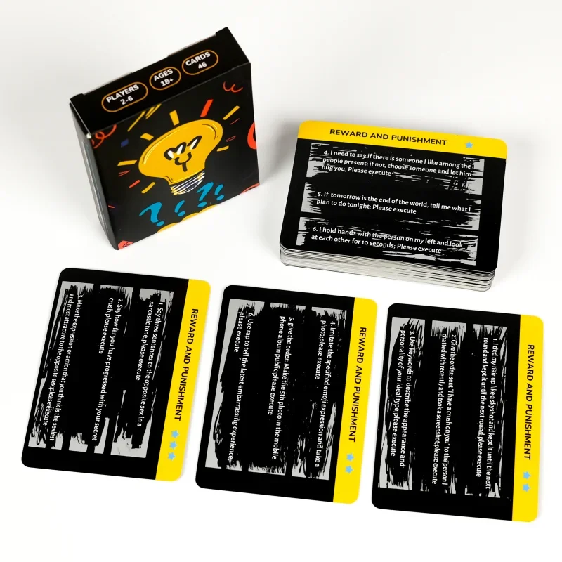 46 New Truth or Dare Scratch-off Board Game Interactive Cards, Multi-player Interactive Party Cards