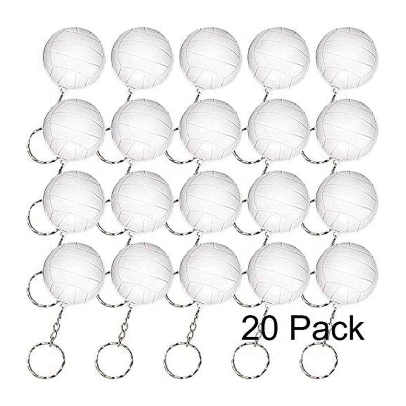 Portachiavi con pallina da pallavolo da 60 pezzi per bomboniere, palla antistress da pallavolo, ricompensa per il carnevale della scuola, centrotavola sportivo