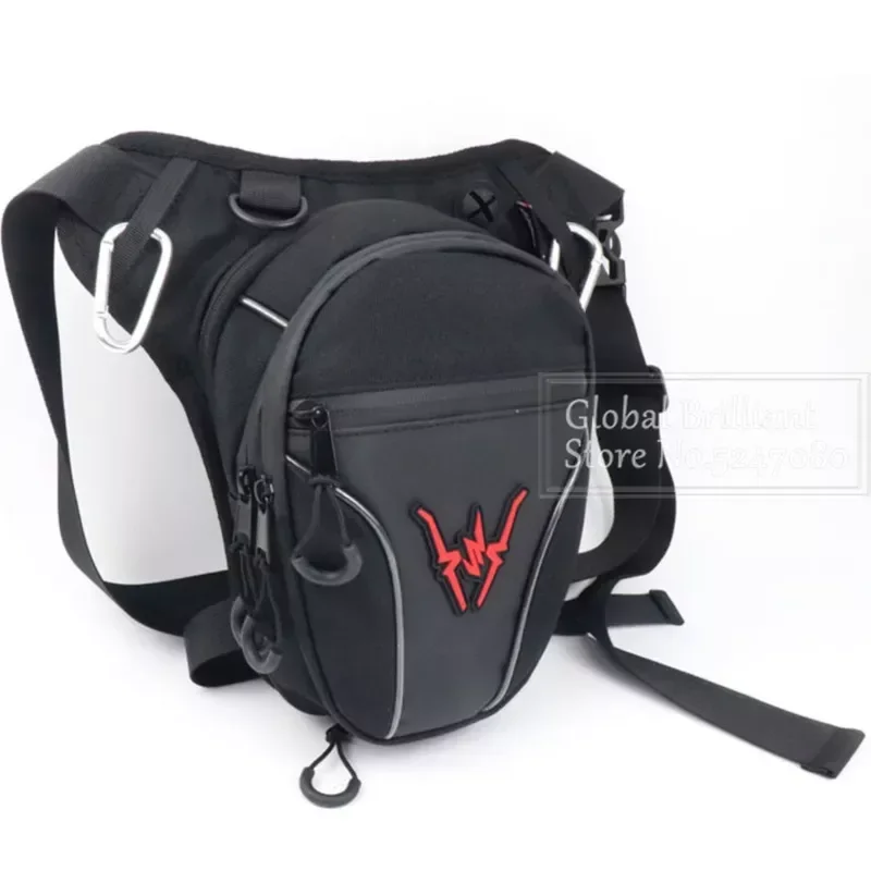 Motorcycle Drop Leg Side Bag Waterproof Multi-Function Motorcycle Bag Outdoor Casual Waist Bag Motorcycle Equipments Accessories