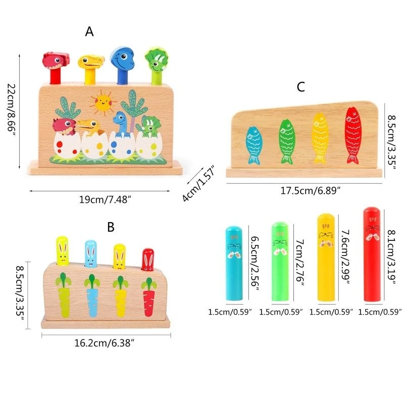 Creatieve Stuiterende Staaf Speelgoed Leuke Tafel Spelbord Kleuters Party Supp 15UB