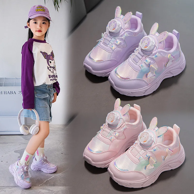 Spring Autumn New Girl Sneaker Soft-Soled Fashion Children Comfortable Sneaker Kid Shoe Slip-Resistant Lightweight Casual Shoe