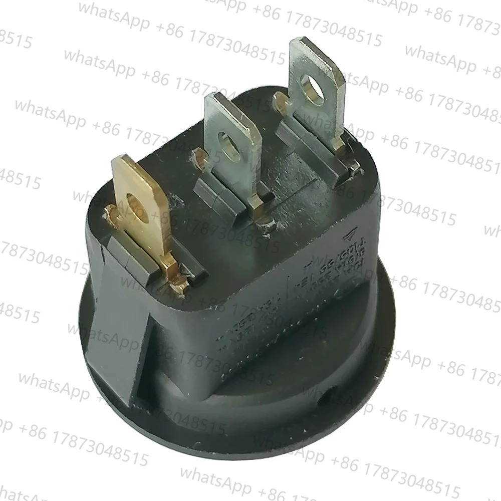 KCD5-103N Round Illuminated Rocker Pushbutton Switches for Lighting Transformers, 4-Pack