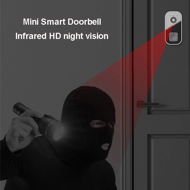 Intelligent Wireless WiFi Doorbell Waterproof Home Welcome camera video Doorbell Waterproof Remote Smart Door Bell Chime