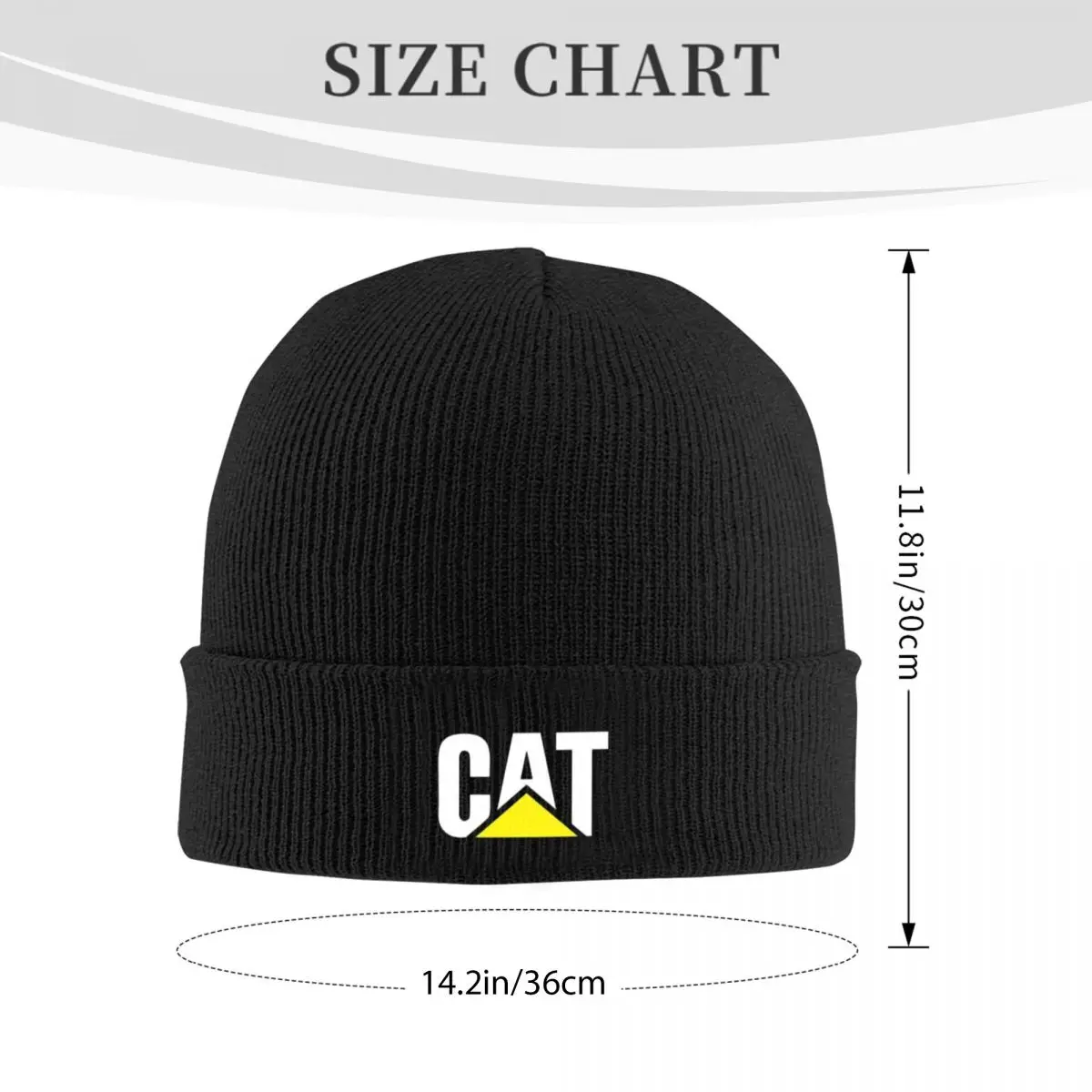 Cate-Caterpillar Trendy Acrylic Knit Beanie Hat for Men and Women, Warm Slouchy Cap, Perfect for Cold Weather Outfits