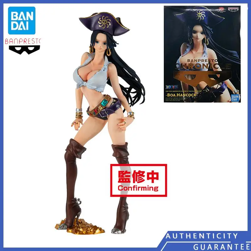 

[In Stock] Bandai Banpresto 23Cm One Piece Boa Hancock Readymade Anime Manga Peripherals Figures Models Toy Children Toys