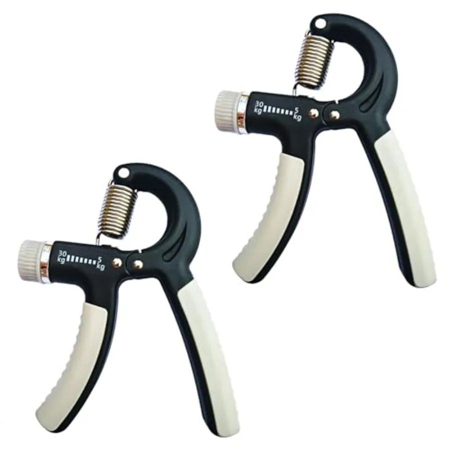 

Тренажер для укрепления хвата рук (2 шт.) для мальчиков, девочек и подростков, регулируемый эспандер для предплечий и запястий 5-30 кг со счетчиком