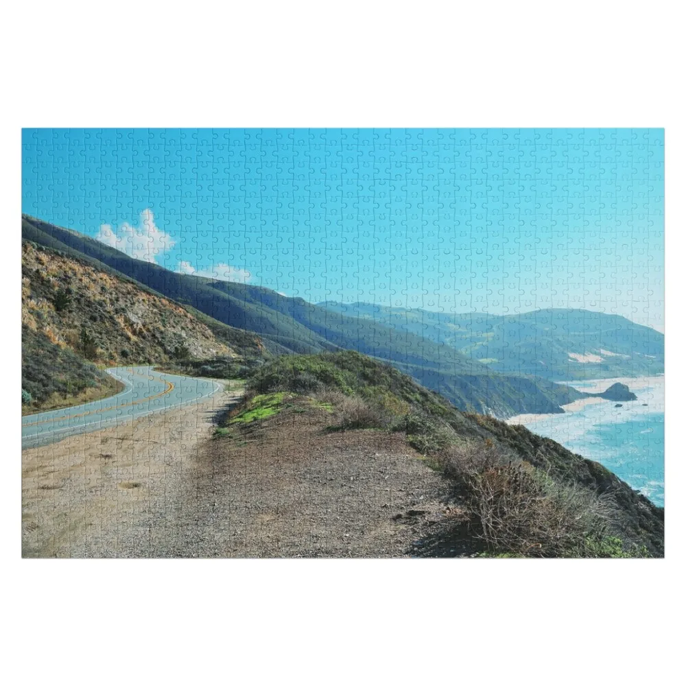 Highway One California Jigsaw Puzzle Personalized Child Gift Custom Kids Toy Wooden Name Customizeds For Kids Puzzle