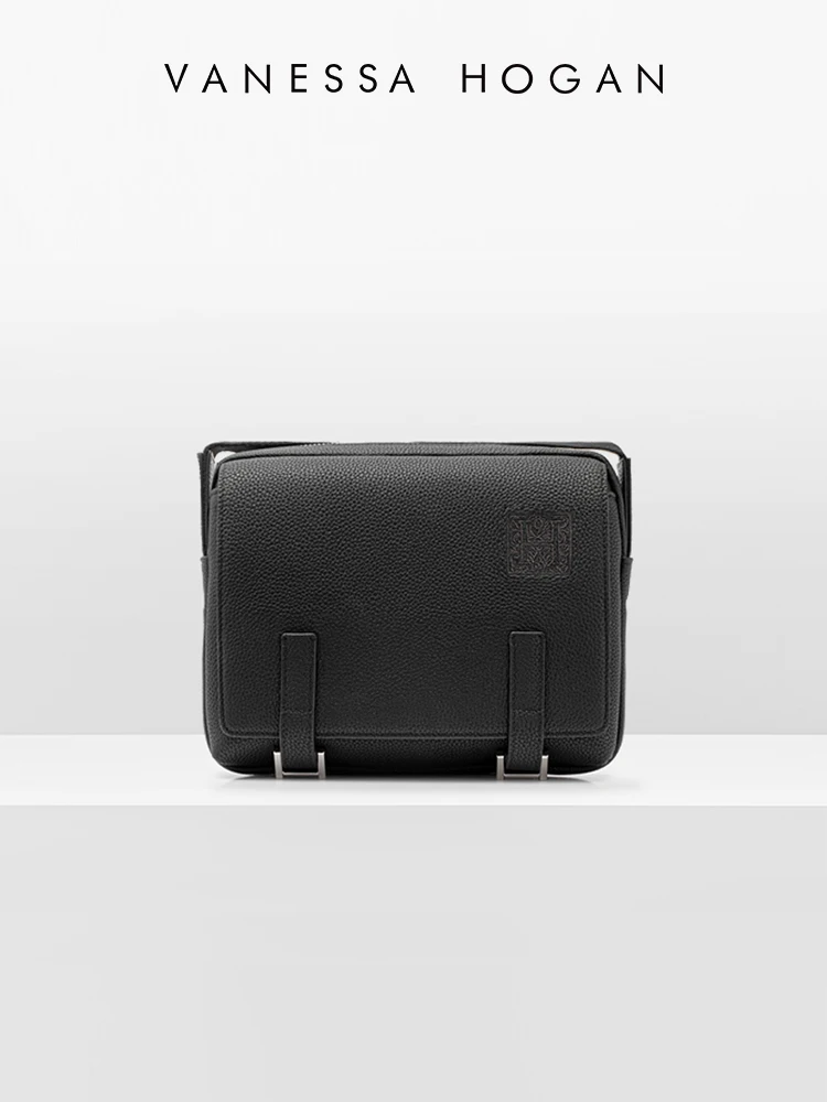 

Мужская сумка через плечо VH, новинка 2024, универсальная грязеотталкивающая кожаная дорожная сумка, сумка-мессенджер с мягкой текстурой, средний размер