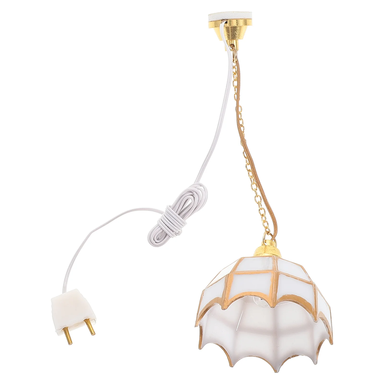 

Dollhouse Chandelier Tiny Floor Light LED Miniature Lighting Desk Lamp Lights Ceiling Plastic Table