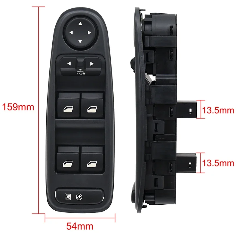 6554YH Master Electric Power Window Control Switch For Citroen C4 Grand Picasso 2007-2014 6554.YH Mirror Control Button tools