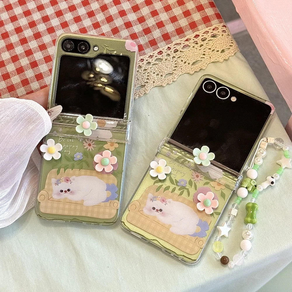 3D Flower Cute Cat …