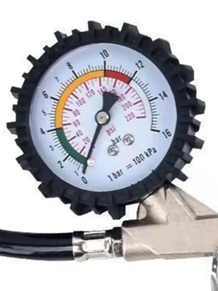 Tire Pressure Gauge For Car Motorcycle SUV Inflator Pumps Tire Repair Tools Pressure Gun Type For Air Compressor Durable
