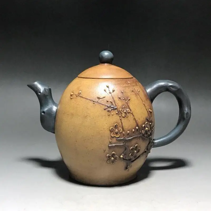 Yixing Zisha Teapot Chinese Tea Ceremony Handmade Plum Blossom Flower Purple Clay Pot Kung Fu Teaset Water Pots Kettles