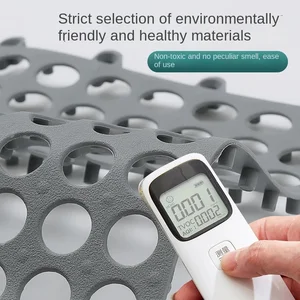 Nicht -Slip -Badezimmer Erdungsteppich, Badezimmeränderung Teppich, wasserdichte Duschteppiche, Haushalts Erdung, 30 x 30 cm 10 Hauptverkaufs -Patchwork -Teppich - №5