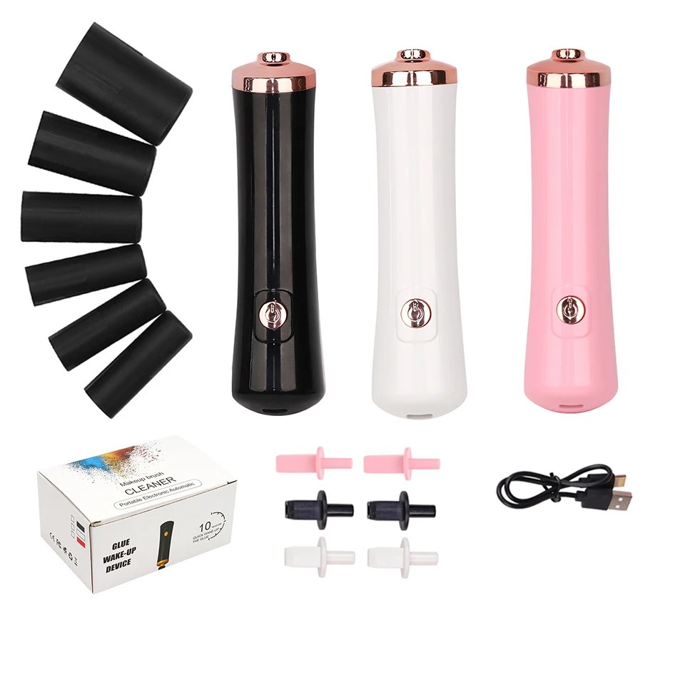 Wholesale ortable Electric Glue Shaker Usb Charge Wake-Up Device for Nail Polish Tattoo Ink Pigment Liquid Shaking Lash Glue Too