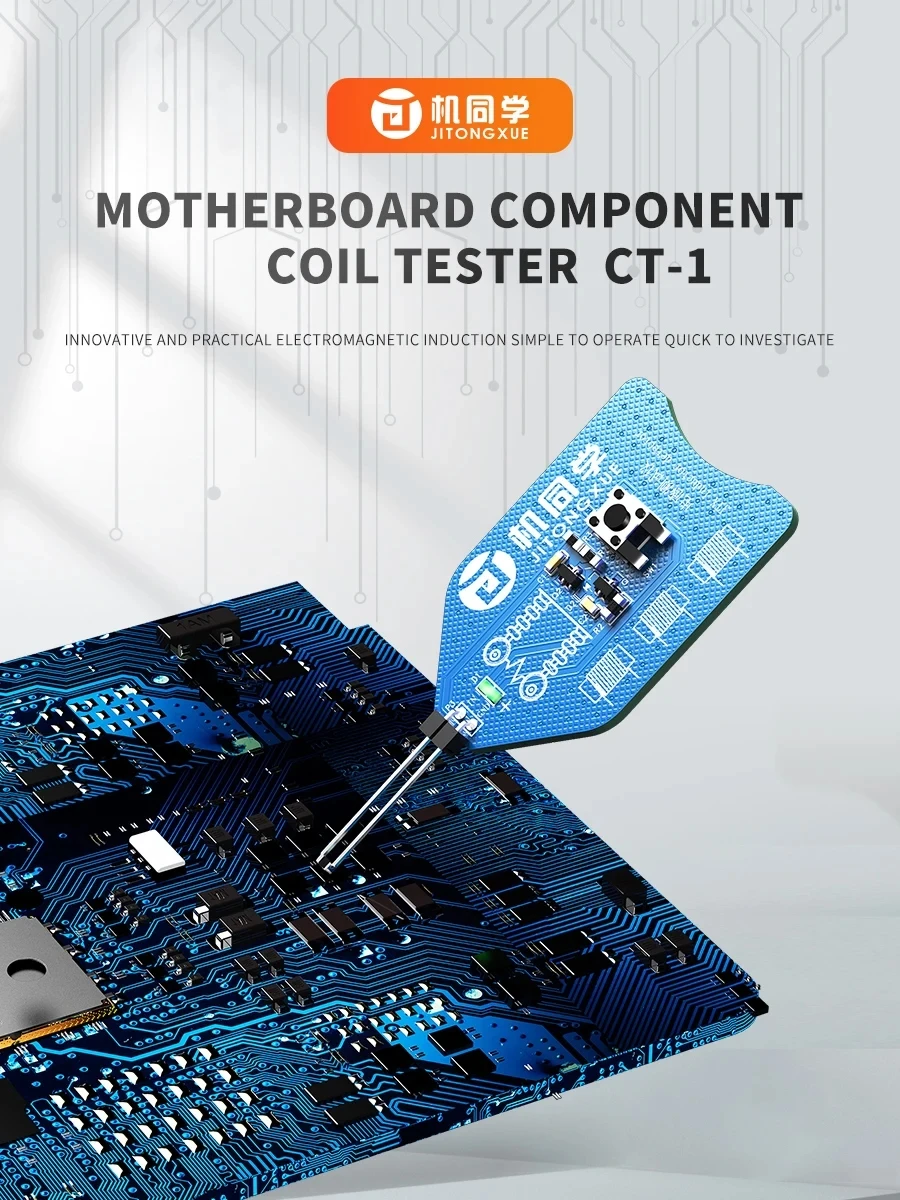 

JITONGXUE CT-1 Motherboard Electromagnetic Induction Tester For Mobile Phone Repair Motherboard PCB Testing Troubleshooti 1-3pcs