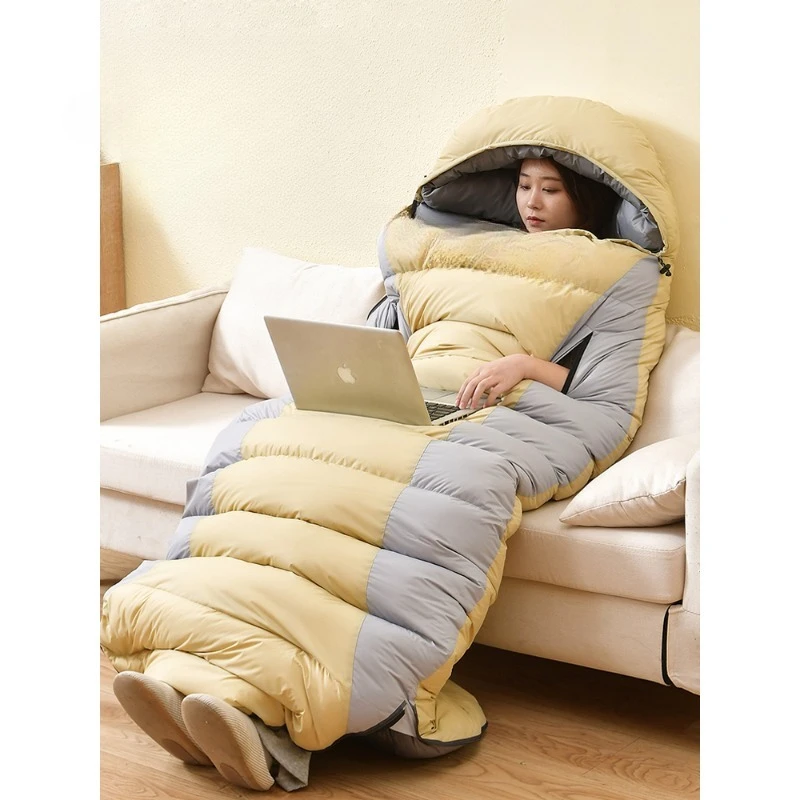 

Adult sleeping bag down outdoor tent camping equipment cold quilt