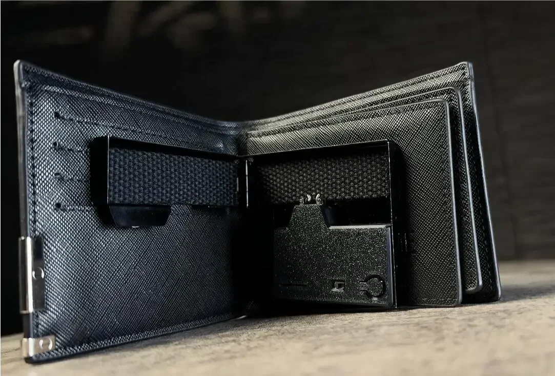 Ember - E Fire Portafoglio Trucchi magici Fiamma Portafoglio Mago professionista Fuoco Magia Borsa Illusioni sceniche Espedienti Mentalismo Puntelli