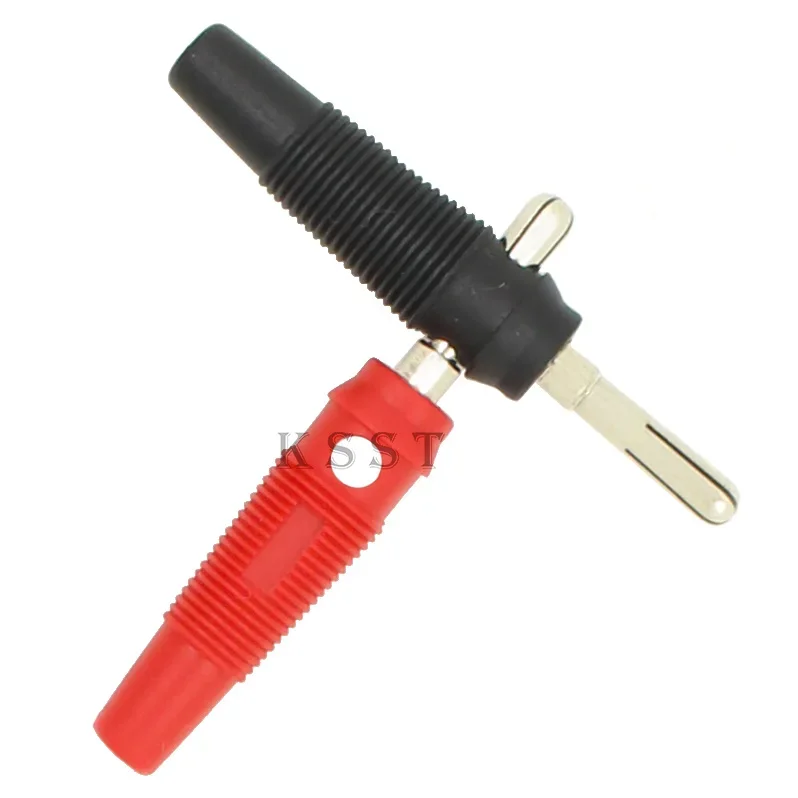 BP414 4mm Banana Plug High Current Insulated Shrouded Stackable Connector Screw Connection