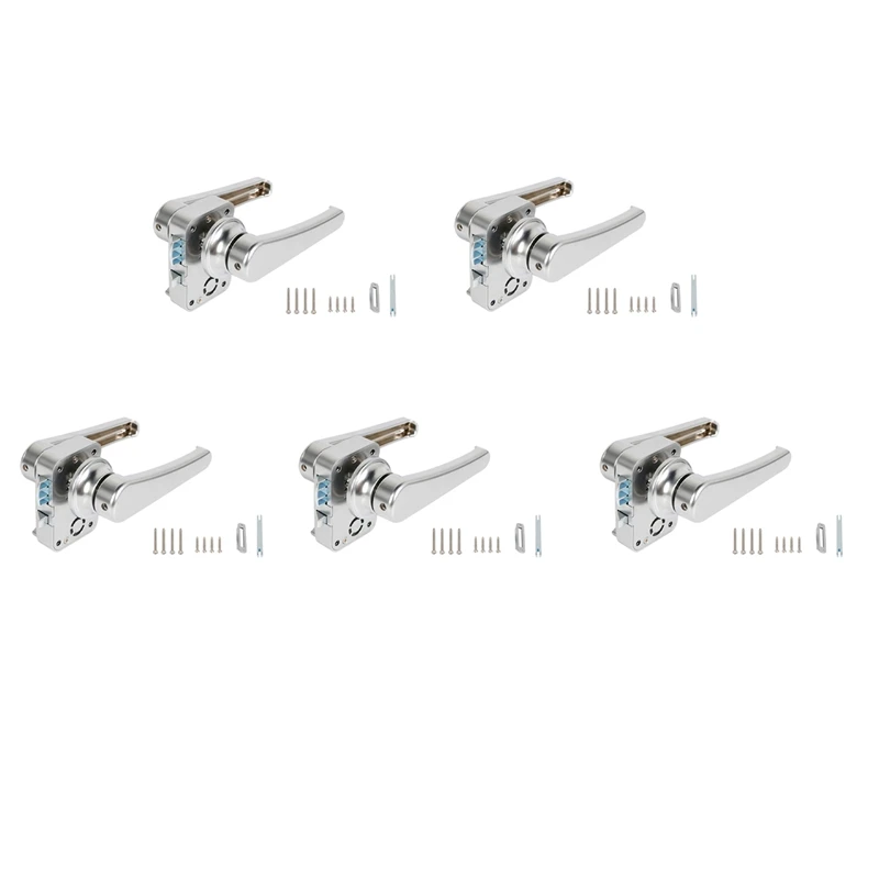 5X RV Toilet Door Lock Bathroom Door Lock Caravan Boat Latch Handle Lock RV Accessories