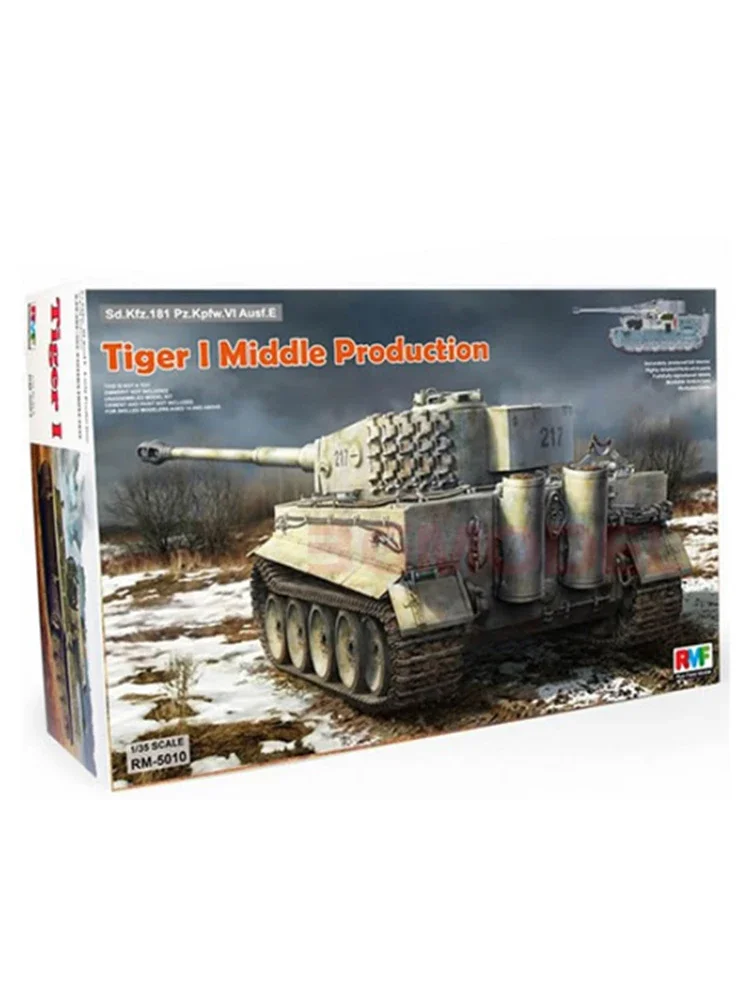 Rye field modell montiert tank modell kit RM-5010 tiger 1 schwerer tank mittlerer typ, volle interne struktur 1/35