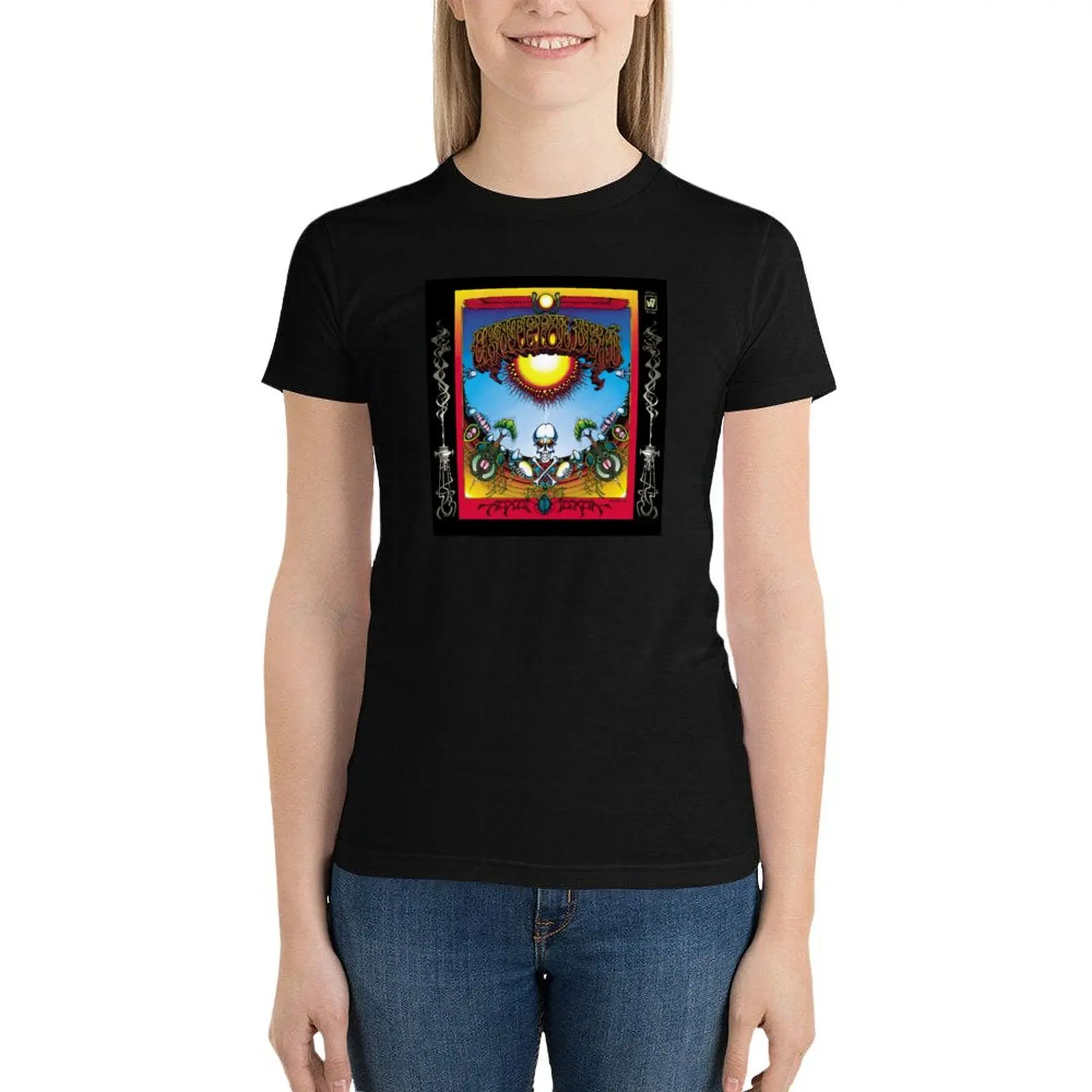 

Dead Aoxomoxoa T-Shirt hippie clothes female summer clothes cute clothes designer Women luxury
