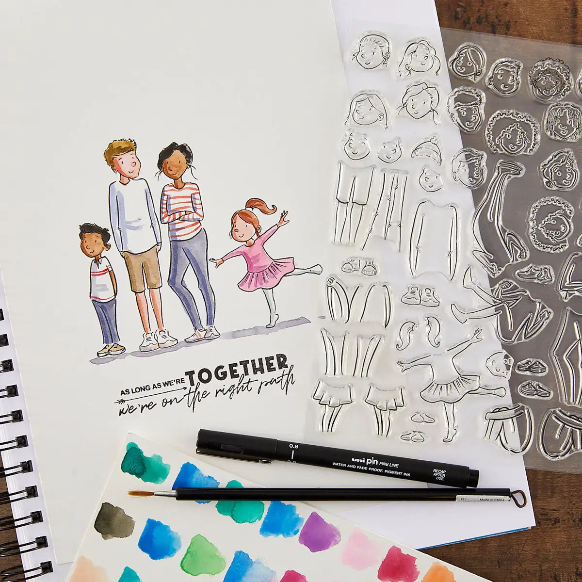 

Child Stamps 2026 New Clear Stamps for DIY Scrapbook Embossed Handcraft Paper Card Album Craft Template Supplies Decoration
