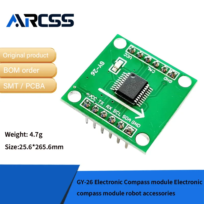 GY-26 وحدة البوصلة الإلكترونية وحدة البوصلة الإلكترونية ملحقات الروبوت