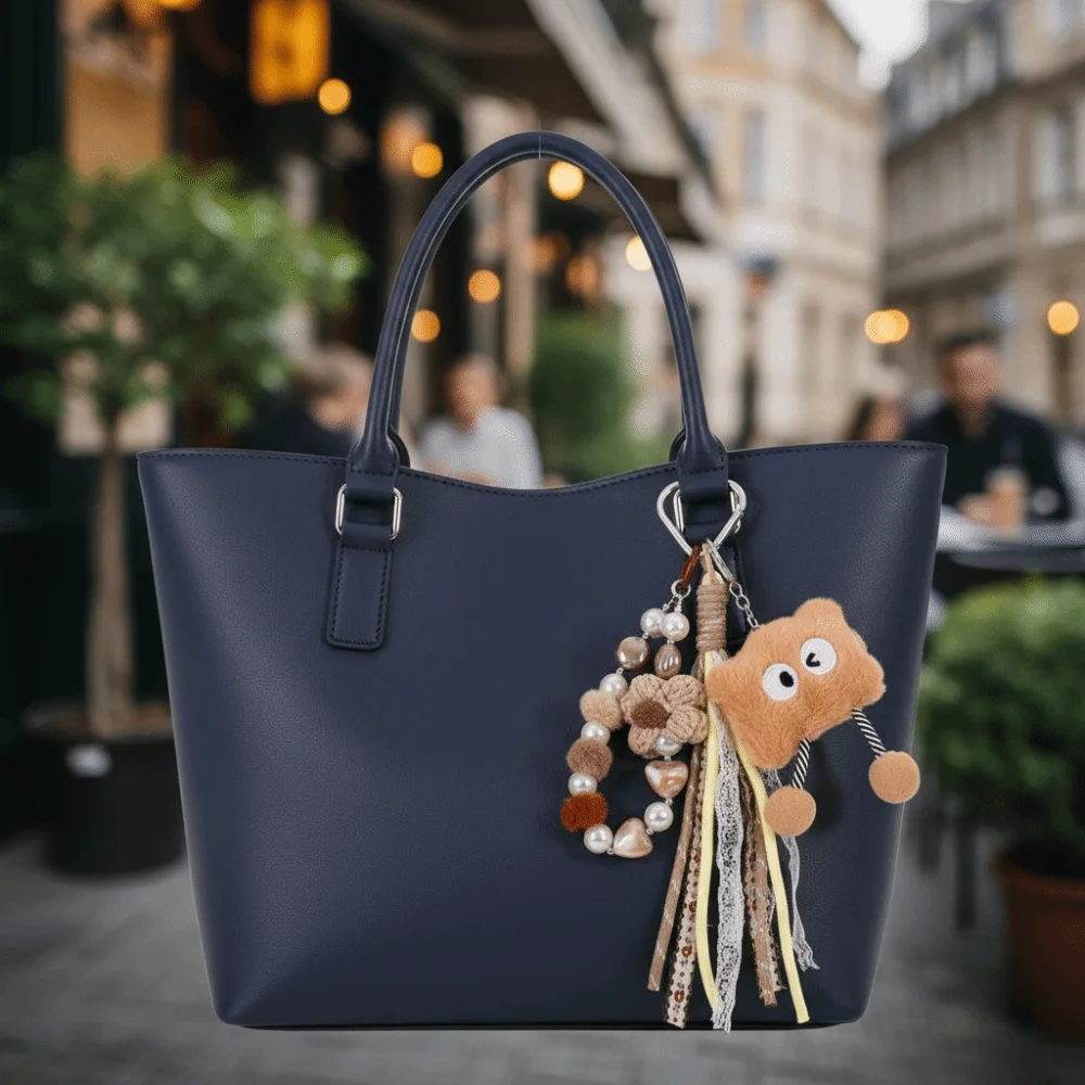 Sleutelhanger kralenketting ster sleutelhanger gevuld Kawaii ster hanger cartoon comfort beer hanger verjaardagscadeaus