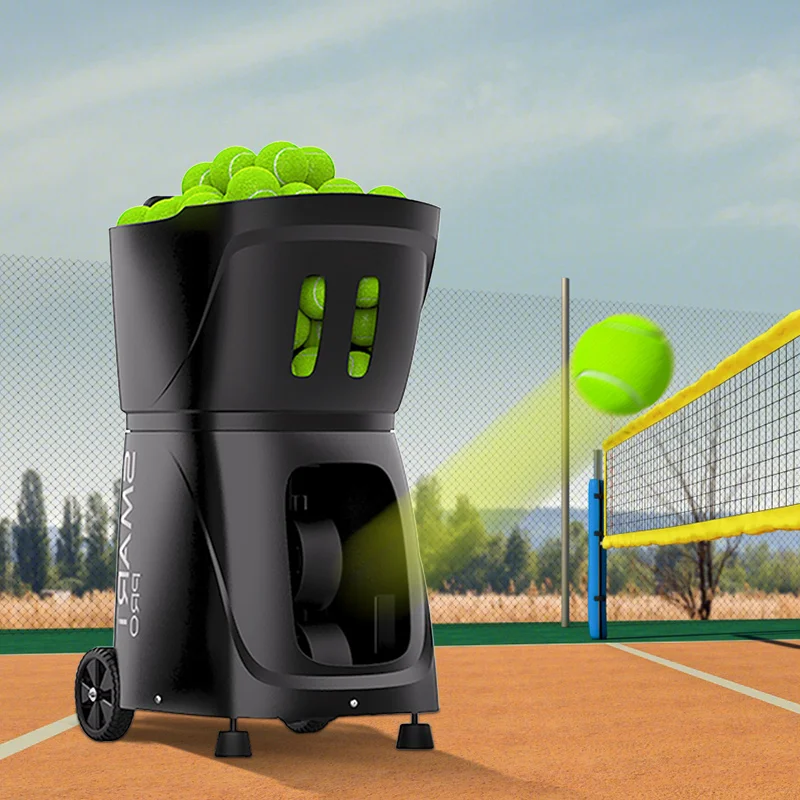 자동 20-120KM/H 속도 푸순 PT 스마트 프로 테니스 공 훈련 기계 앱 제어 패들 테니스 슈팅 기계