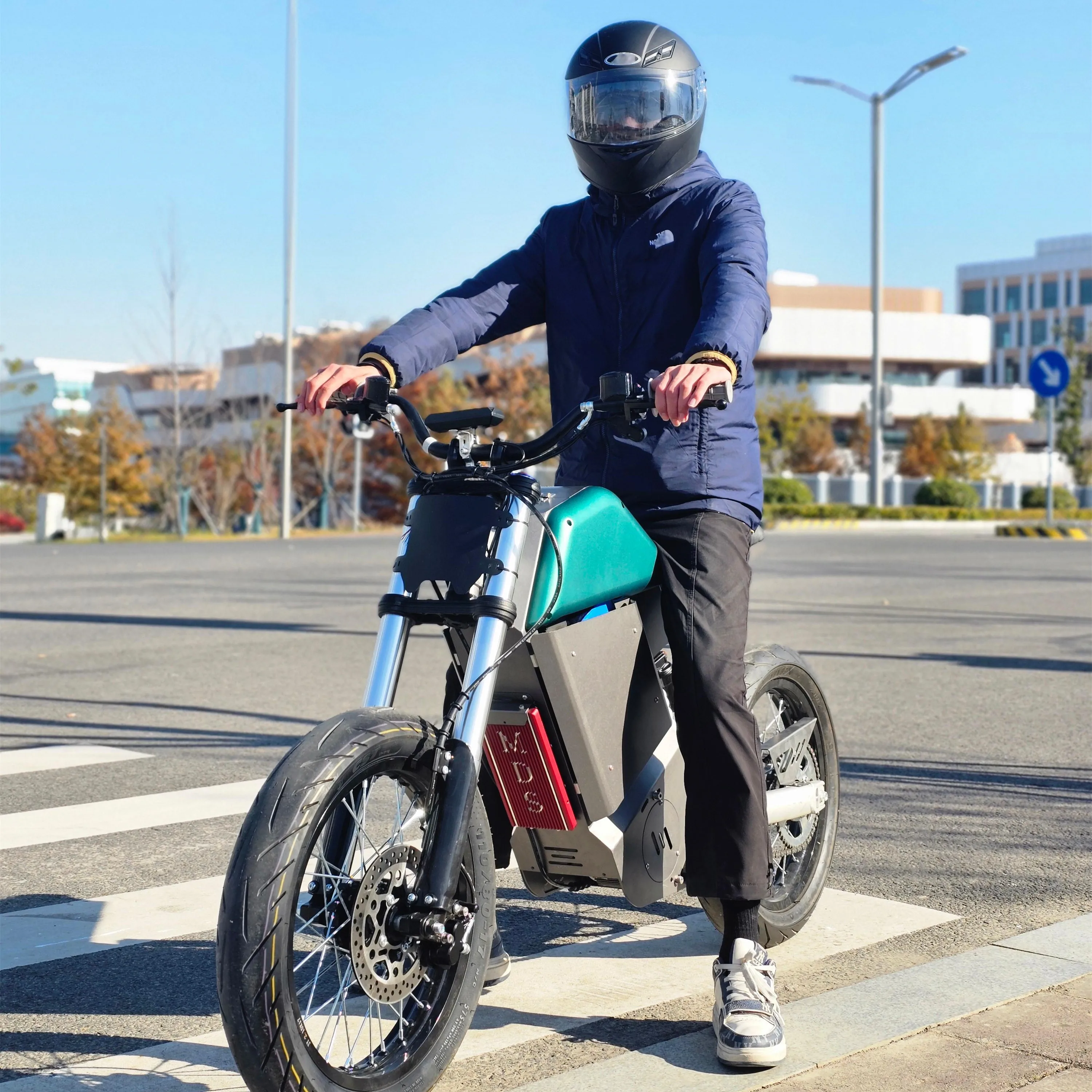2026 Model MD-5X 72V 16000W Electric City Bike for Adults Long Range with Central Motor and Integrated Lithium Battery
