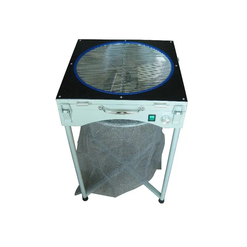 

18 Inch Stainless Steel Automatic Hemp Trimmer Triple Fan Blades Cutter 2-in-1 Dynamic Balanced for Home Use