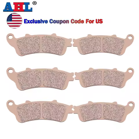 AHL Motorcycle Front Rear Brake Pads For HONDA VFR800 CBR1100 XL1000 ST1100 VTX1800 VT1300 GL1800 Goldwing NT700 CTX 1300
