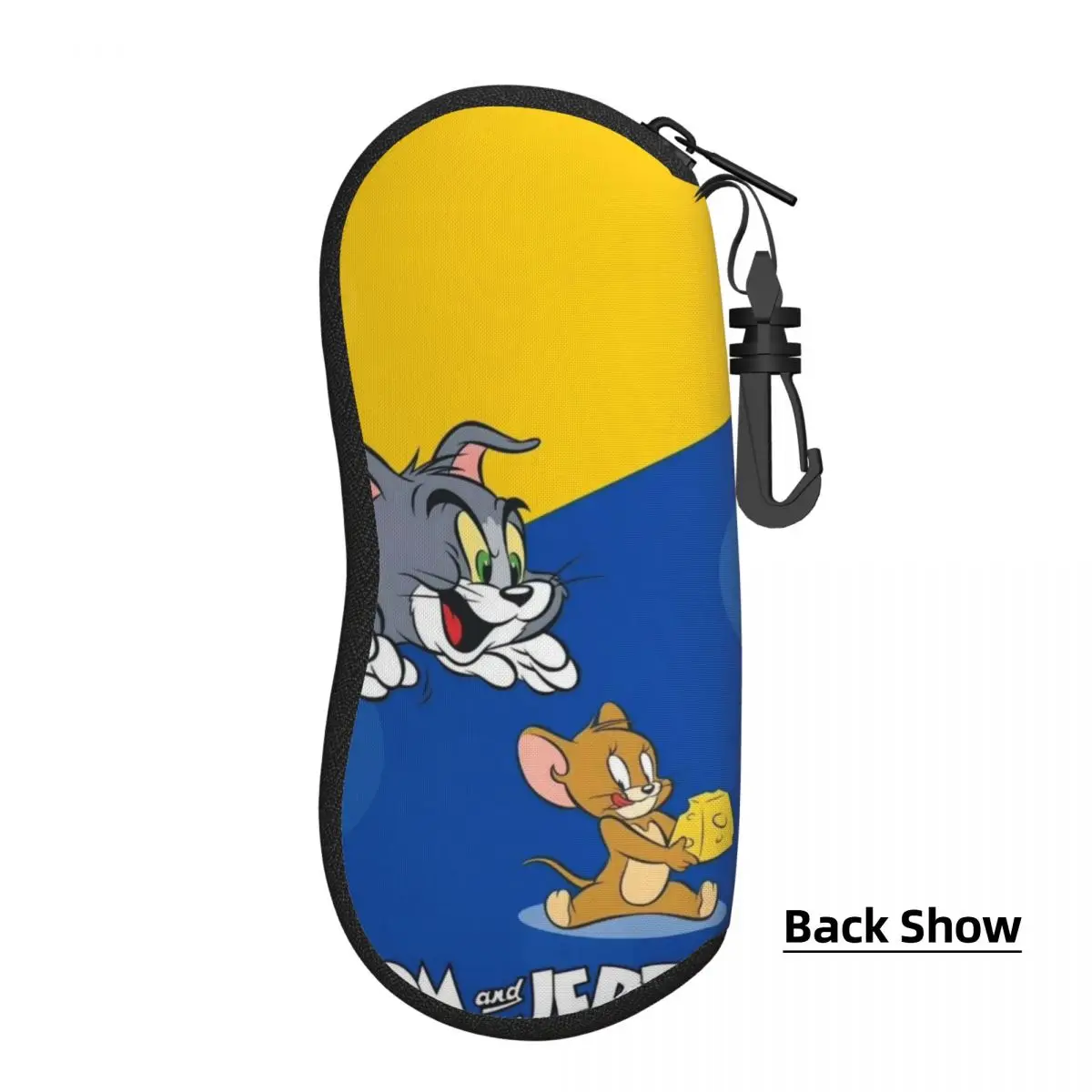 Custodia per occhiali ultraleggera Soft Shell Tom And Jerry - Custodia per occhiali compatta e portatile per viaggi, scuola e uso quotidiano