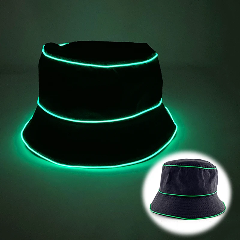 Neue Ankunft Perlglanz Cowboy Hut Tanz Kostüm Dekorieren Leuchtende Cowgirl Kappe Glowing Für Neon Nachtclub