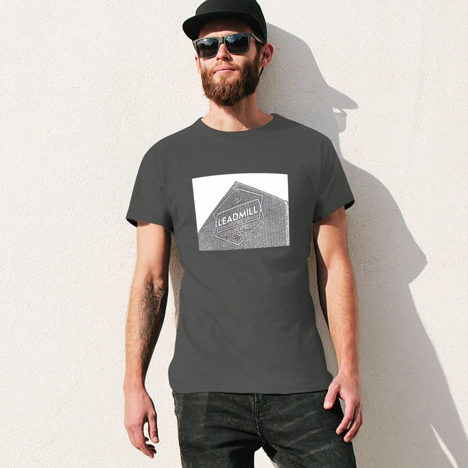 The Leadmill T-Shirt plain summer top mens clothing
