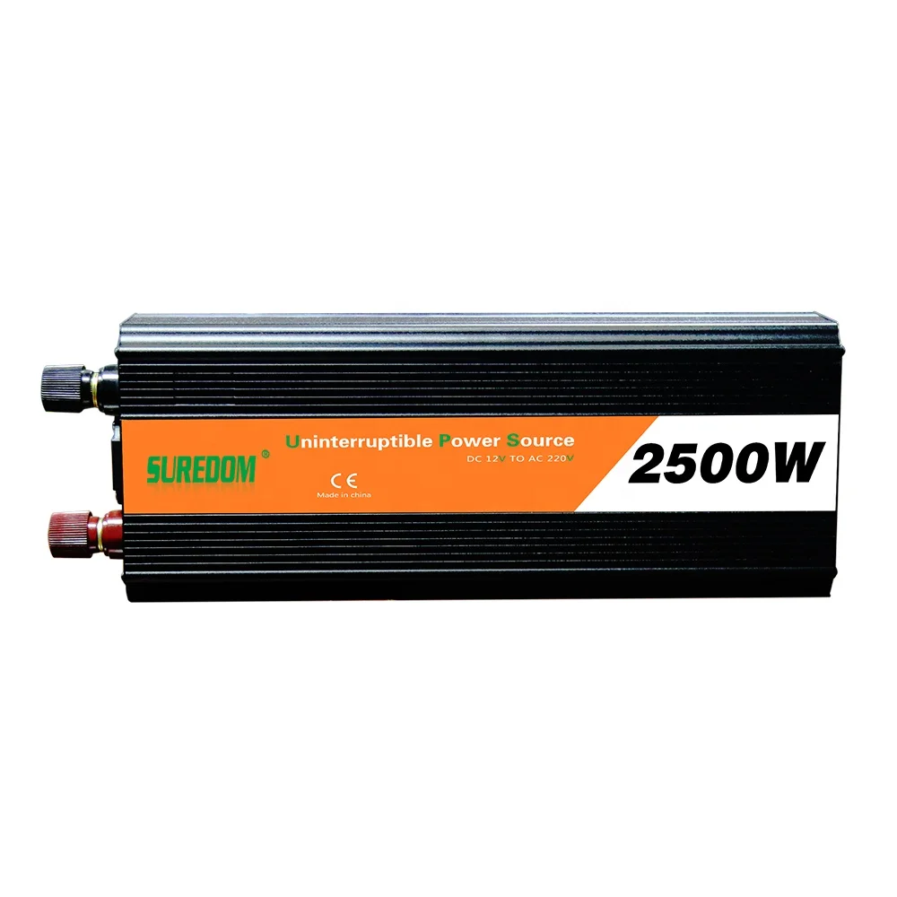 Best Quality 2500W UPS Solar Charger Dc Ac Inverter 12v 220v Inverter with Battery Charger