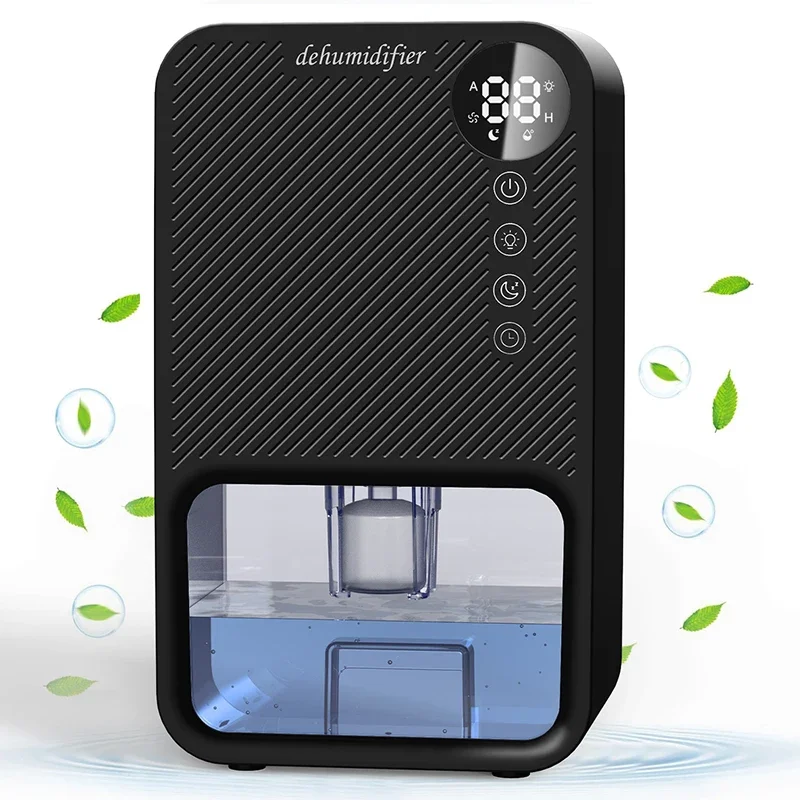 Home Dehumidifier 300ml/day (30°C/80% ) Bedroom Dehumidification Mini Dehumidifier Indoor Moisture Control