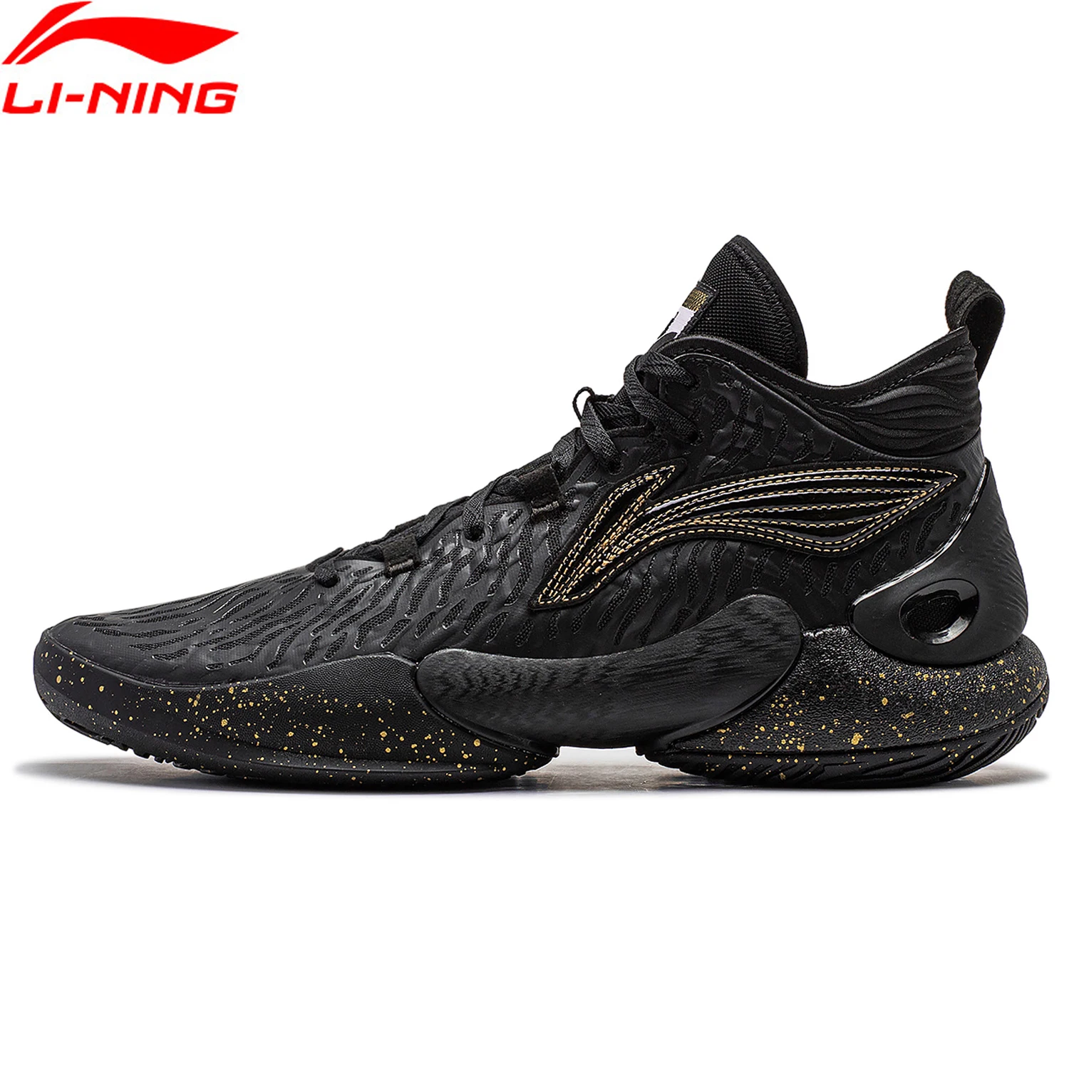 Li-Ning Men YUSHUAI XVIII Professional Basketball Shoes BOOM Cushion SYNCHRO-ADJUSTSYSTEM Support Sport Shoes Sneakers ABAU009