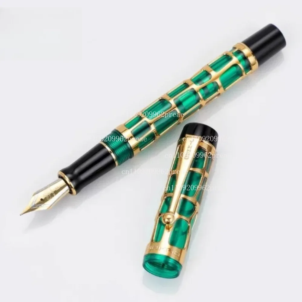 for Jinhao Century 100 Fountain Pen - Unique Gold Hollow Out Design, Stationery for Office/Business, Ink Pens for Writing  Gift