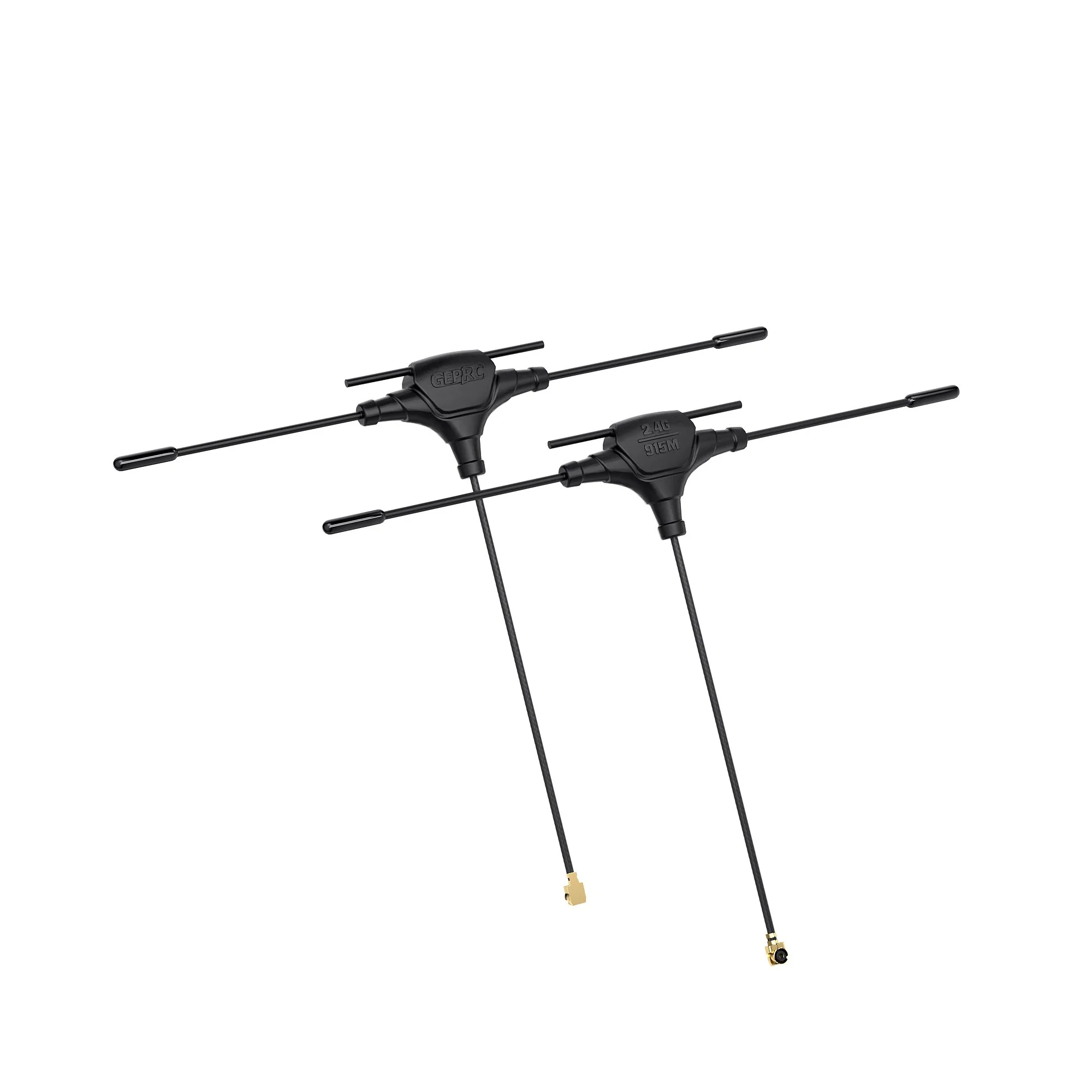 GEPRC 915M/2.4G Dual-Band T Antenna 80mm 2PCS for FPV Drone ELRS Dual-band Receiver Ipex1 Connector