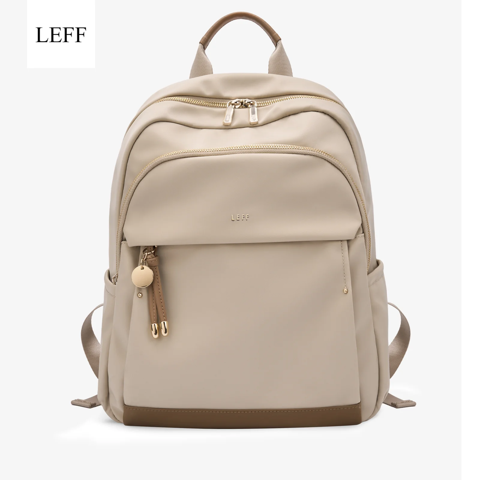 

LEFF New Light Backpack For Women Fashion Large Capacity Outdoor Travel Backpacks Solid Color Commuting Laptop Backpack Unisex