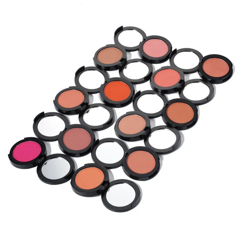 Geen Logo Blusher Melk Thee Blush Perzik Pallete Enkele Kleuren Gezicht Mineral Pigment Cheek Powder Makeup Professional Contour Shadow