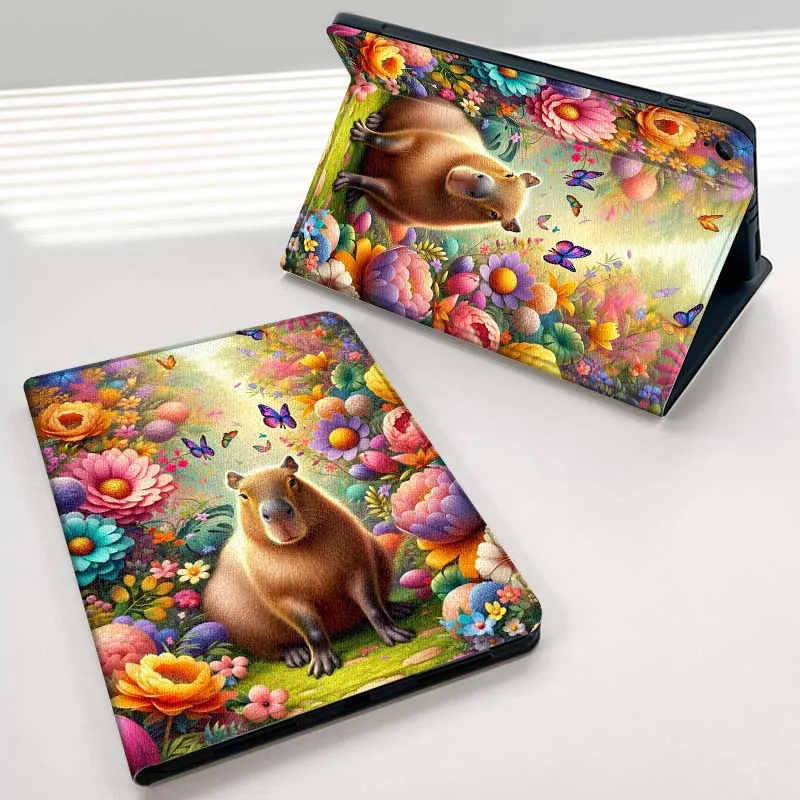 

Capybara Cartoon Cute For Samsung Galaxy Tab A7 A A8 A9 A11 S6 S11 10.1 10.4 10.5 Inch Lite PLus Tablet Case